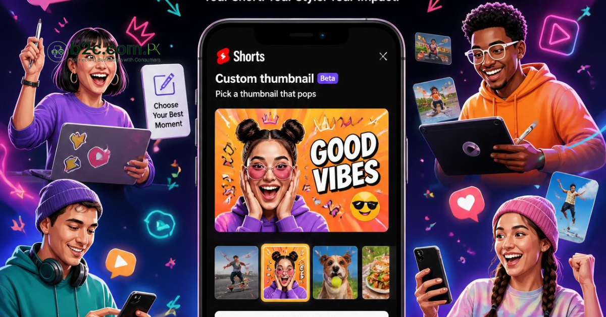 YouTube Introduces Custom Thumbnails for Shorts Giving Creators More Control