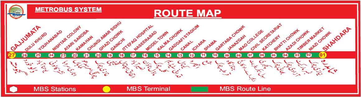 lahore-metro-bus-lahore-route